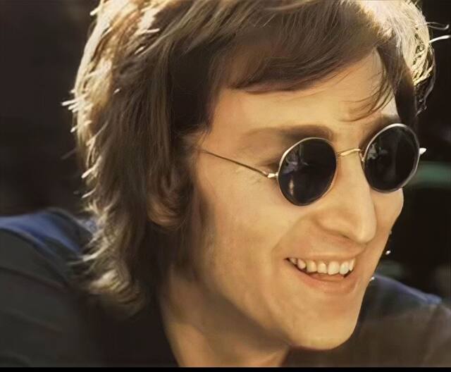 Lennon Beatles John Lennon Same Style Glasses for Men and Women Performance Props Glasses Round Mirror Sunglasses Polarized Glasses