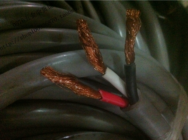 Imported wires, second-hand old wires, power cords, Japan's Samsung 3-core 5 5 (6) square imported cables