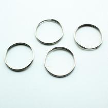 Key ring ring Wholesale keychain Key chain Nickel plated 1 2X25mm aperture ring