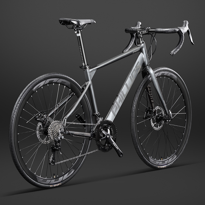 Philip Road Bike, Youth Variable-Speed Lightweight Ultra-Light Adult Flat-Bar Racing Bicycle, Men's and Women's Models