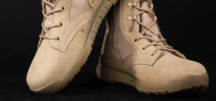 Boots militaires pour homme - respirant - Ref 1399352 Image 51