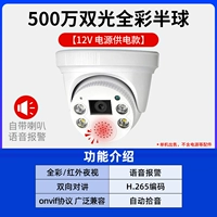 Голосовая тревога (пластиковая оболочка полусферическая) -12V источник питания