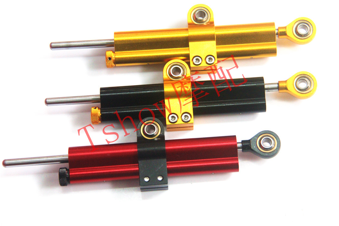 Motorcycle modified large displacement street car sports car universal adjustable direction damper titanium ruler balance bar Olins