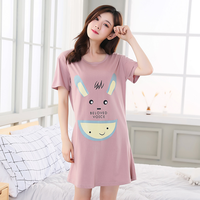 Nightdress nữ mùa hè cotton Hàn Quốc sinh viên tươi không tay đồ ngủ nữ mùa hè sling dễ thương rùa vest dịch vụ nhà