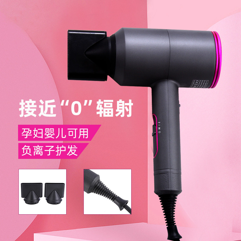 Cross-border new product D087 hammer hair dryer blue light ion hair care hair dryer multi-speed temperature adjustment and quick-drying hair dryer