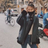 Демисезонная бархатная куртка, в корейском стиле, увеличенная толщина, большой размер