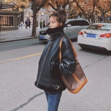 Демисезонная бархатная куртка, в корейском стиле, увеличенная толщина, большой размер