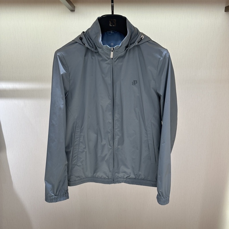 Bosssunwen Spring and Autumn Business Hooded Jacket 121114215280 Tag Price 2980Hw