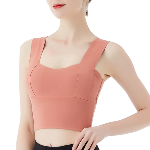 Спортивный бюстгальтер, нижнее белье, жилет, бюстгалтер, топ с чашечками, поддерживающая противоударная одежда для йоги, для бега, красивая спина