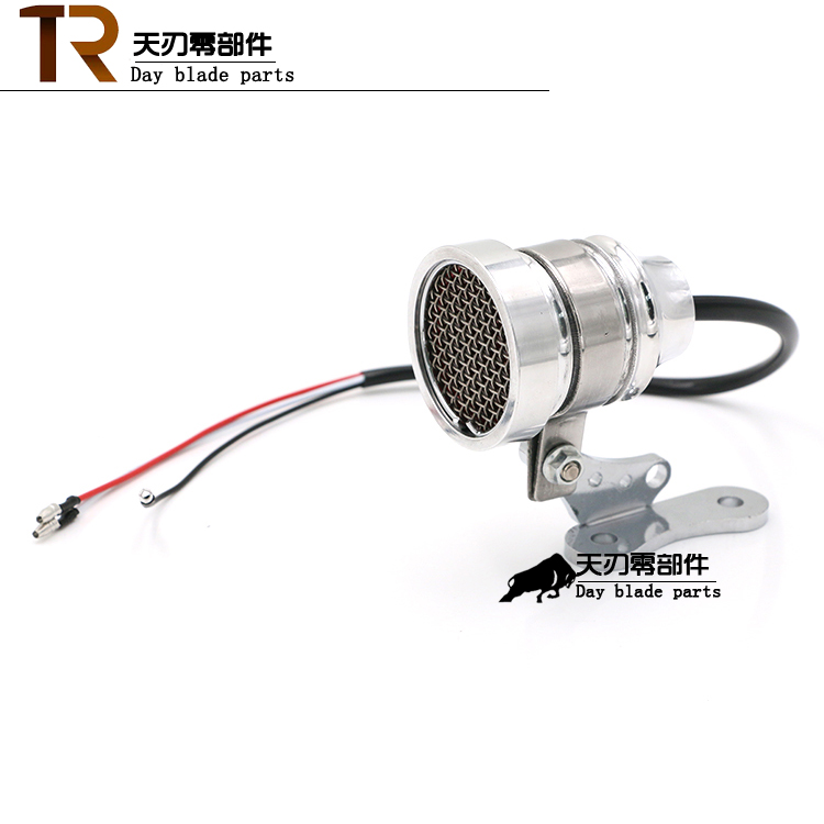 Đèn hậu LED xe máy CG125 Prince sửa đổi đuôi đèn dính King Harley đèn phanh kim loại phía sau đèn hậu đèn xe vision