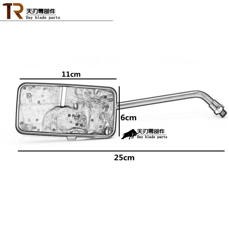 Gương chiếu hậu xe máy Retro sửa đổi gương chiếu hậu xe máy Gương chiếu hậu sửa đổi phổ biến 10 mm8mm chất lượng cao gương kiểu xe máy