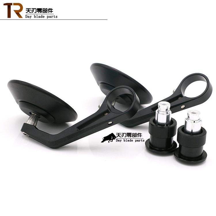 Xe máy retro sửa đổi chất lượng cao CNC cà phê cafe racer gương chiếu hậu gương tay cầm gương chiếu hậu kính chiếu hậu xe air blade 125 chính hãng