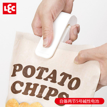 Mini portable sealing machine plastic bag sealer snacks small household hand press seal handheld tremble sound artifact