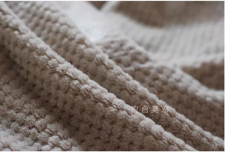 [Trắng Monet] * ngủ đông nuông chiều cashmere mềm dày chăn giải trí - Ném / Chăn chăn nỉ mỏng