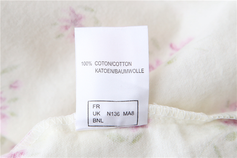 Bộ đồ ngủ bằng vải cotton trung niên và cũ bộ lanh thái mặc nhà