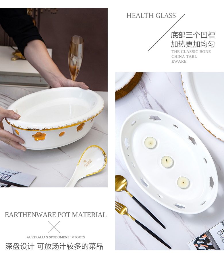 BeiYu bee based heat insulation 0 fish dish do the ceramic pot alcohol hotel tableware may just spend the furnace