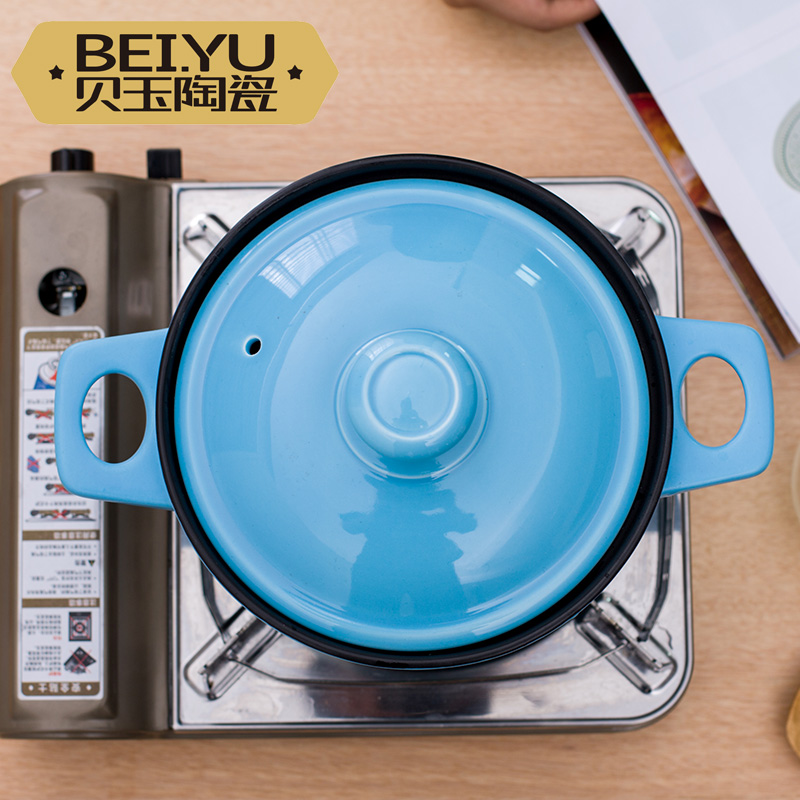 BeiYu big crock pot soup pot stew soup household ceramics fire to hold to high temperature gas stew pot curing pot stone bowl