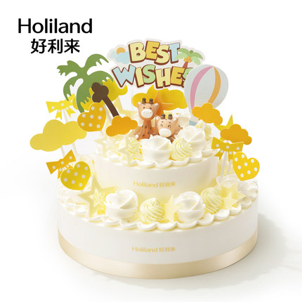 Beijing Good Lions to Birthday Cake Children (Happy Growth) Yogurt Tiko Rose Mousse Official Distribution