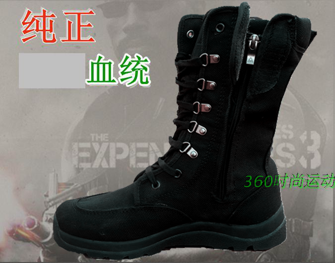 Boots militaires en toile - Ref 1399399 Image 26