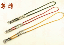 Revered Thai Buddhare Accessories Import Exclusive Necklace Cotton Rope Titanium Steel Stainless Steel Shell M Buckle New