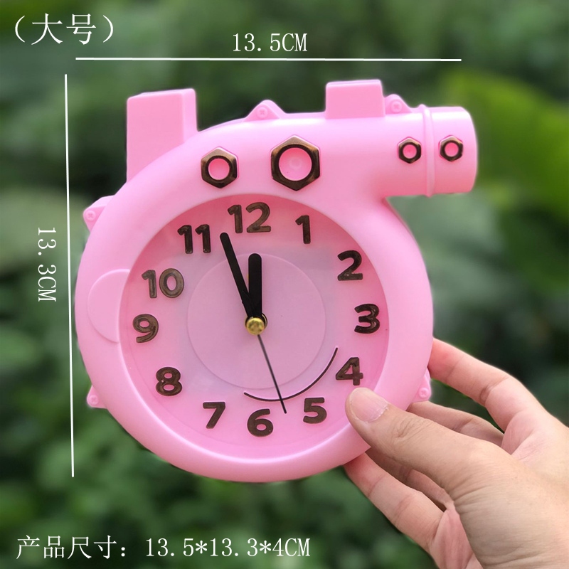 Cartoon đồng hồ báo thức đồng hồ báo thức bunny sáng tạo dễ thương đồng hồ cạnh giường ngủ sinh viên đồng hồ trẻ em cô gái cá tính đồng hồ.