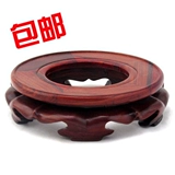 Круговая базовая базовая базовая база каменная рыба -танк ваза бонсай керамическая тыква хрустальный шарик сплошной древесина