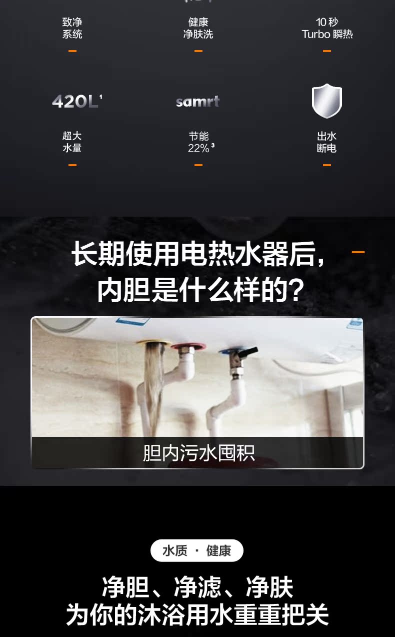 bình nóng lạnh 15l Bình đun nước nóng Midea Midea phòng tắm gia đình 60 lít lưu trữ nhiệt tốc độ nhỏ loại F6030-LQ3 (HEY) - Máy đun nước máy nước nóng năng lượng mặt trời điện máy xanh