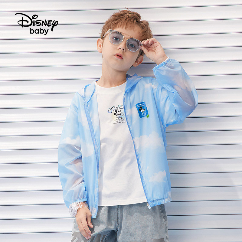 Disney baby 迪士尼  男童防晒皮肤衣  天猫优惠券折后￥54.9包邮（￥79.9-25）90~160码多色可选