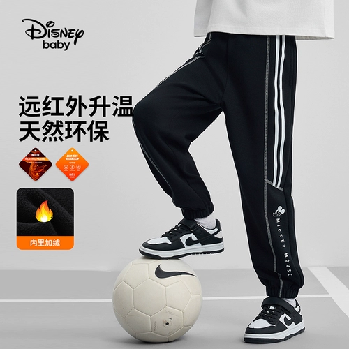 Дисней, летняя одежда, весенние спортивные штаны подходит для мужчин и женщин, увеличенная толщина