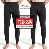 Утолщенная добродетель (черный серый+черный серый) шерстяные колен