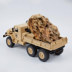 Xe tải quân sự Mỹ off-road điều khiển từ xa xe sáu bánh siêu lớn trẻ em người lớn RC đồ chơi mô hình xe leo núi đồ chơi điều khiển từ xa Đồ chơi điều khiển từ xa
