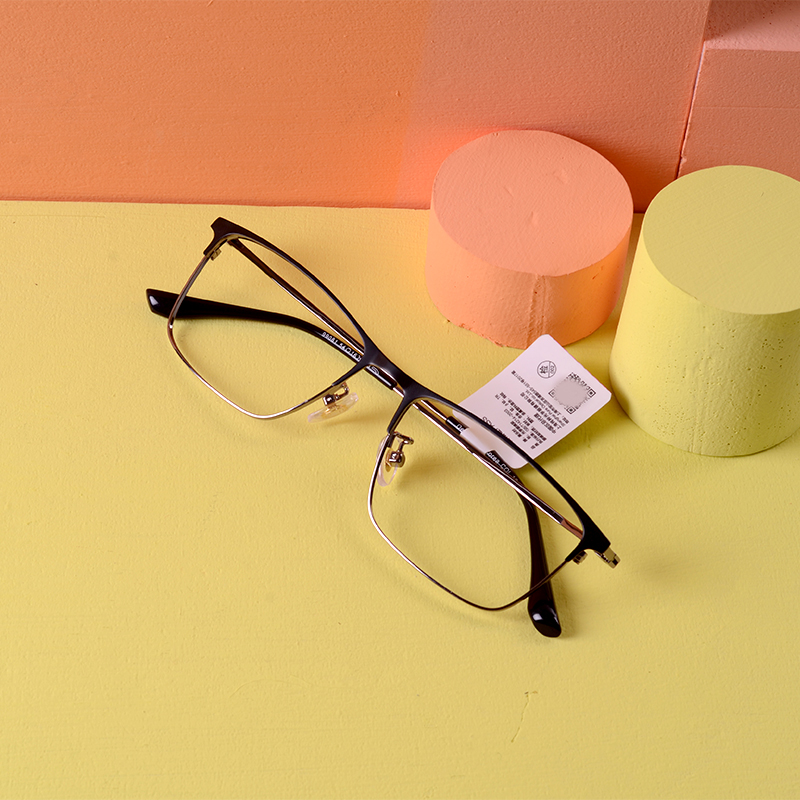 Blue light glasses radiation-resistant male black frames glasses myopia 99081 99081 54-16 36 36 140 13g