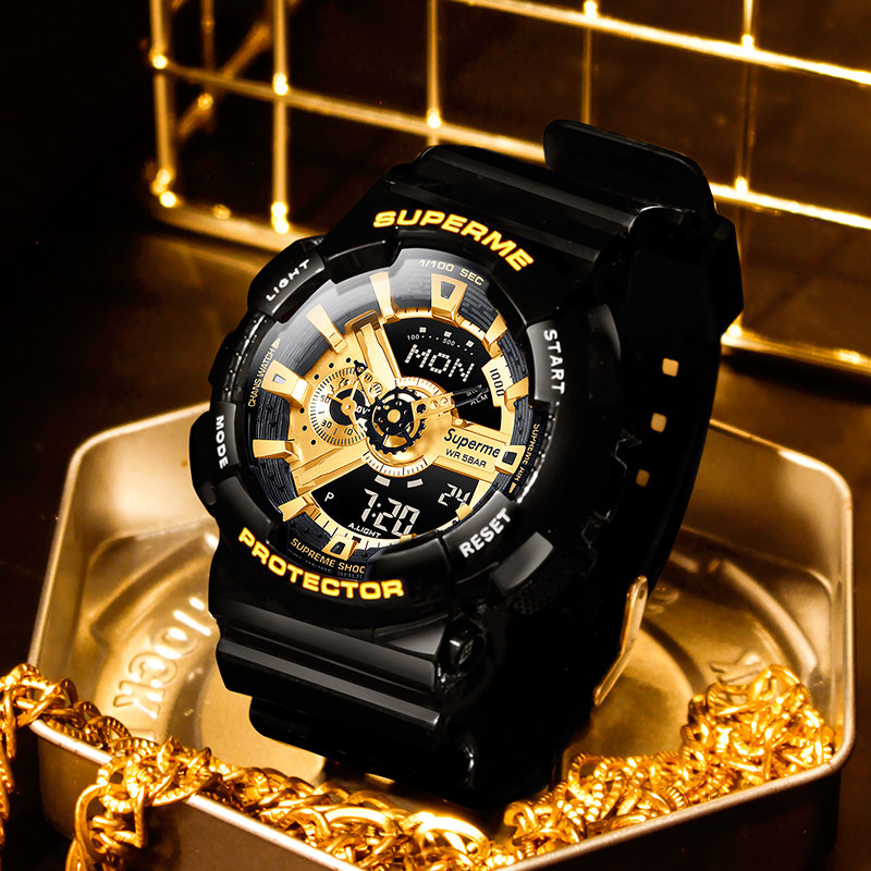 Superme watch male simple temperament joint unicorn INS wind student sports waterproof female electronic watch