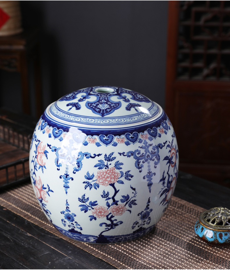 Jingdezhen porcelain youligong archaize ceramic tea pot large with cover pu - erh tea store receives household receives