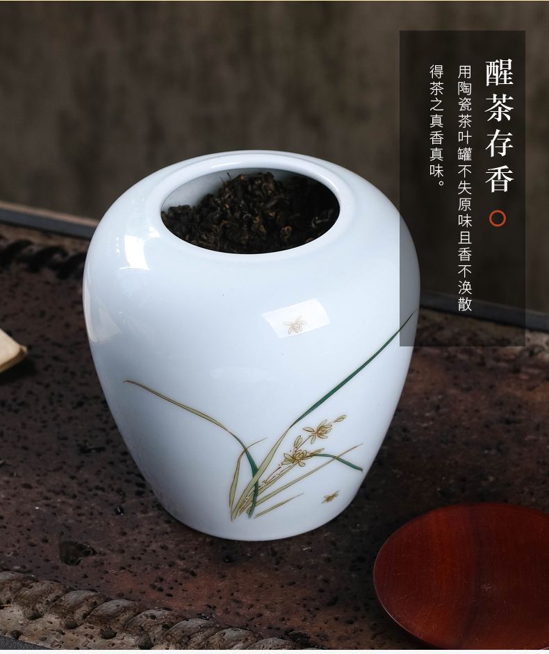 Big yards tea pot ceramic seal moisture large household put tea POTS containers half jins of wind restoring ancient ways