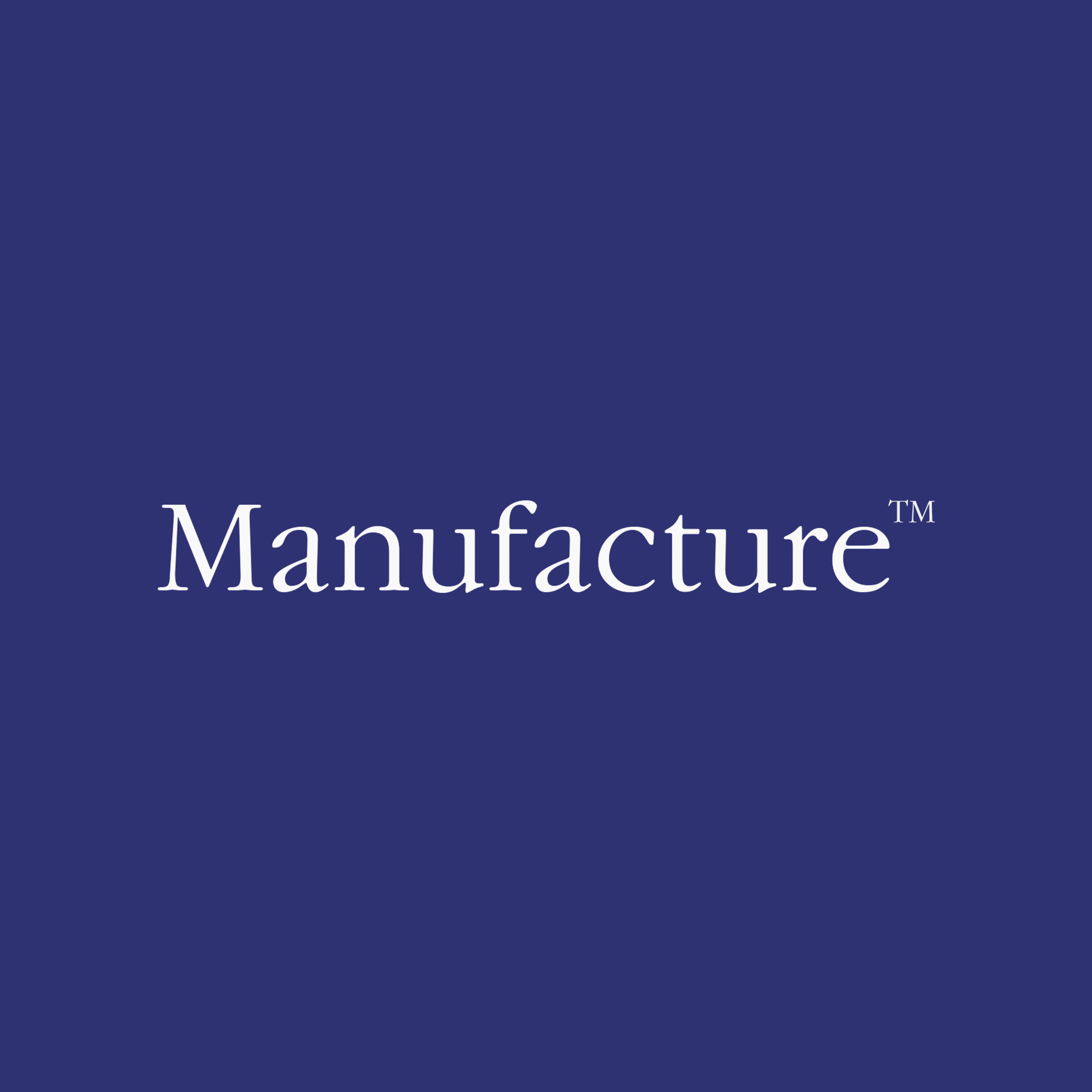 MANUFACTURE 线上商店的LOGO