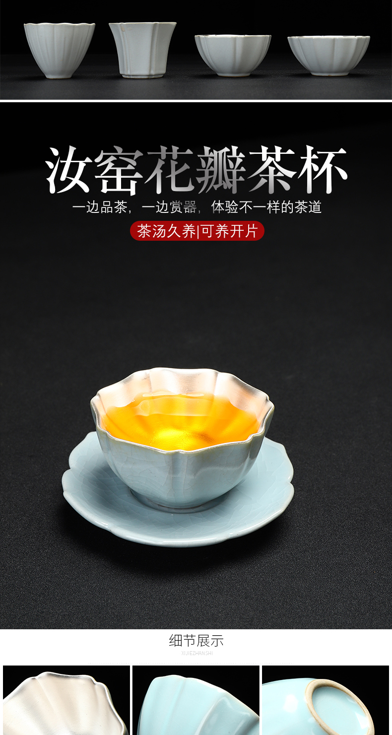 Recreational taste pure manual coppering. As silver cup open piece of gold but keep your up kung fu master cup ceramic sample tea cup single CPU