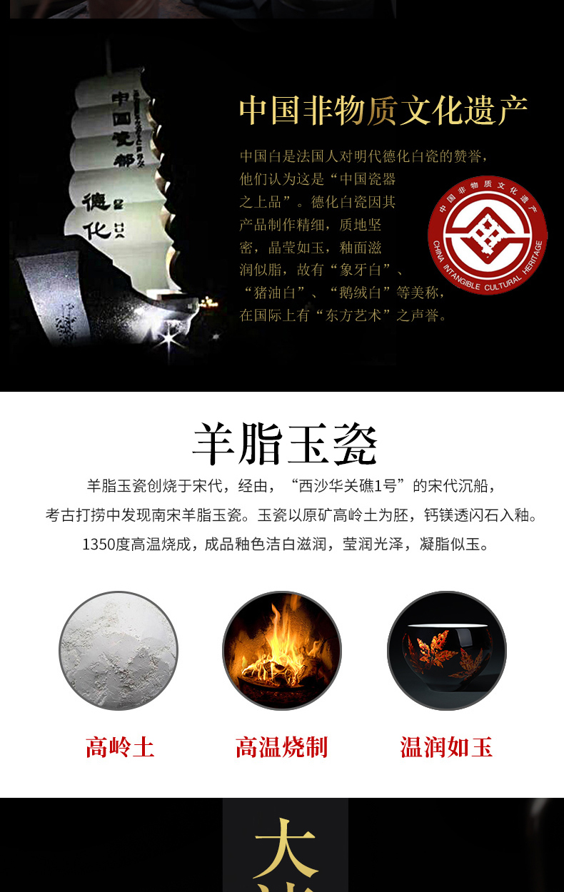 Recreational product konoha temmoku lamp that jingdezhen kung fu tea set to build light ceramic bowl cups master cup single cup Chinese lacquer