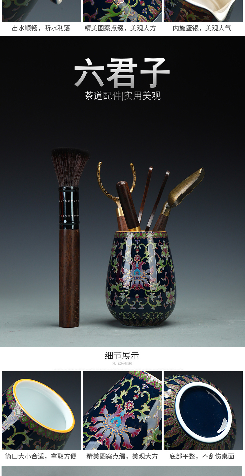 Recreational product tasted silver gilding automatic tea sets jingdezhen ceramic kung fu tea set 999 silver cup home the whole pot