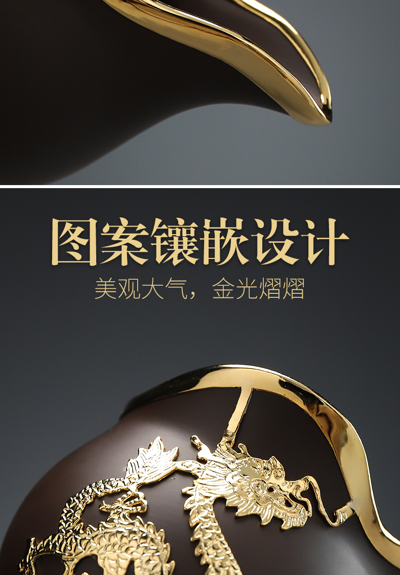 Recreational product ore violet arenaceous all pure hand with fair keller Jin Gongfu tea purple clay teapot tea is 150 ml