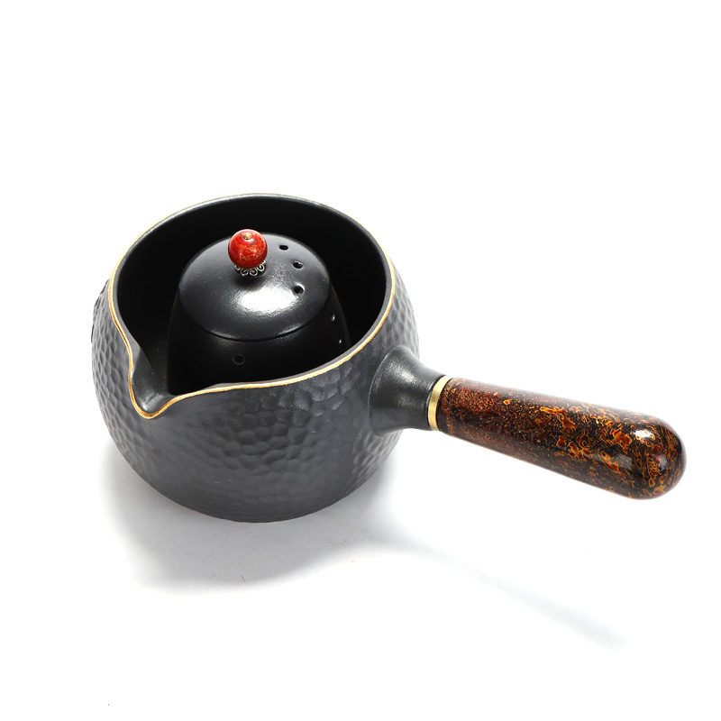 Recreational product lacquer ware jingdezhen tea service manual colored enamel Chinese lacquer side put boiling kettle ceramic electric TaoLu tea