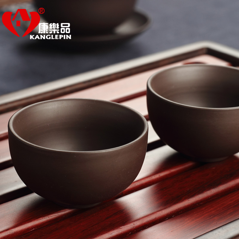 Recreational product purple sand cup sample tea cup violet arenaceous kung fu tea cup purple clay small cups tea cup single CPU