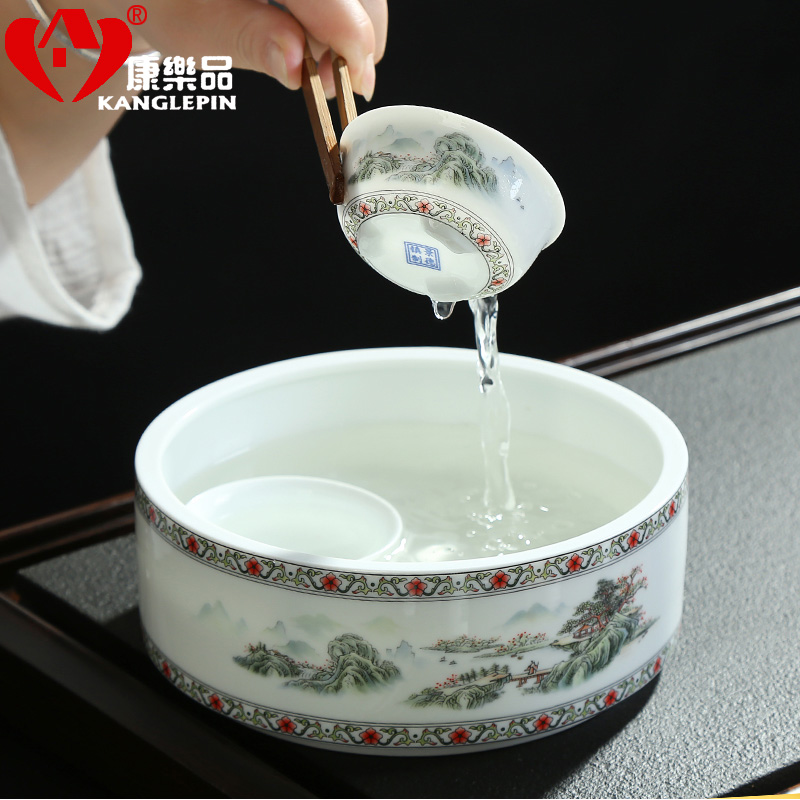 Recreational tea with 26 head pastel khe sanh friends jingdezhen ceramic kung fu tea sets accessories teapot teacup