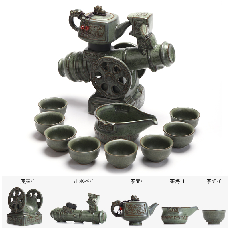 Recreational product automatic kung fu tea set fit office household ceramic tea cups of a complete set of tea sets
