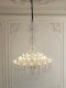 French-Style Duplex Living Room Crystal Chandelier, Open-Air Staircase Long Chandelier, European-Style Luxury Villa Lobby Wedding Lighting