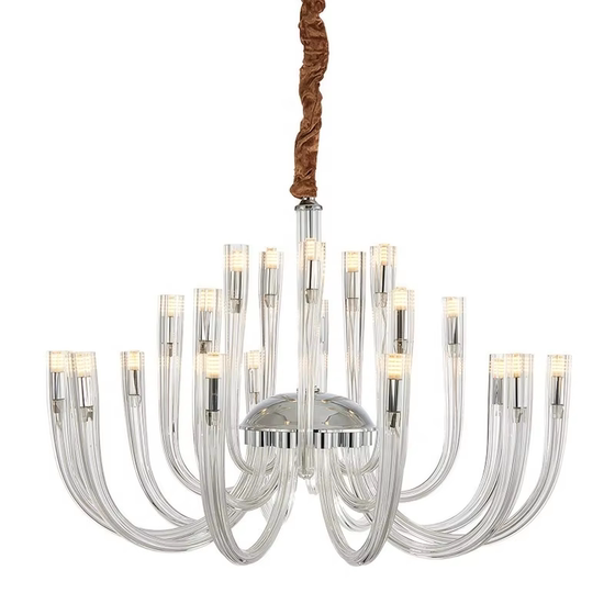 European-Style Chandelier Living Room Lamp 2025 New Luxury and Elegant Modern Simple Bedroom Hall Dining Room Creative Chandelier