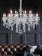 2026 New European-Style Living Room Crystal Chandelier, High-End and Grand, Suitable for Villa Lobby, Dining Room, Bedroom, French Light Luxury Lamp