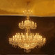 Large Chandelier in the Living Room of a Duplex Villa, Crystal Chandelier, European-Style Candle Lighting Fixtures, Long Chandelier for Clubhouse Stairs