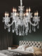 2026 New European-Style Living Room Crystal Chandelier, High-End and Grand, Suitable for Villa Lobby, Dining Room, Bedroom, French Light Luxury Lamp
