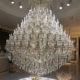 European-Style Chandelier for Duplexes, Chandelier for Duplexes with Multiple Floors, Villa Living Room Chandelier, Simple and Elegant Staircase Hotel Crystal Chandelier